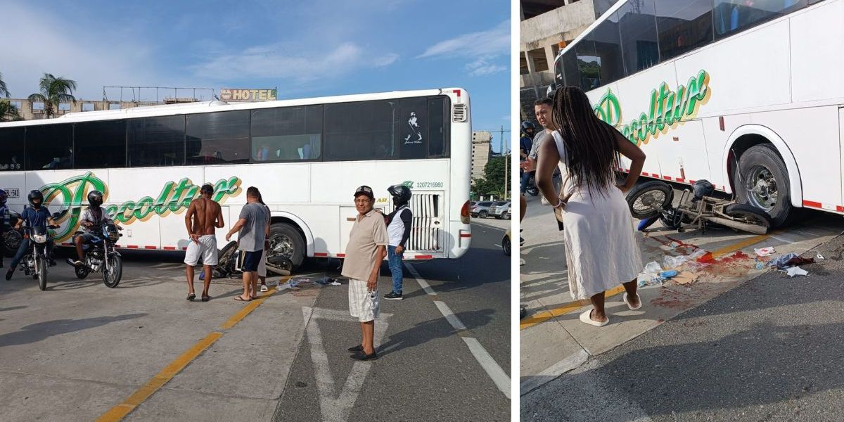 Cortesía Accidente en la bomba Zuca