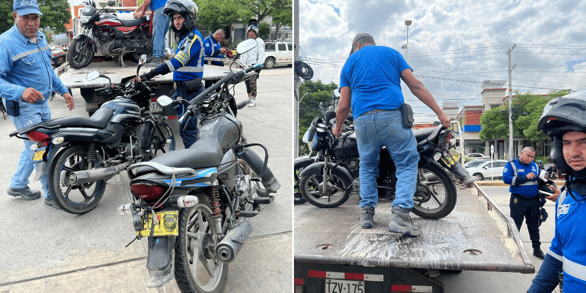 Secretaría de Movilidad inició operativos contra motociclistas con placas adulteradas