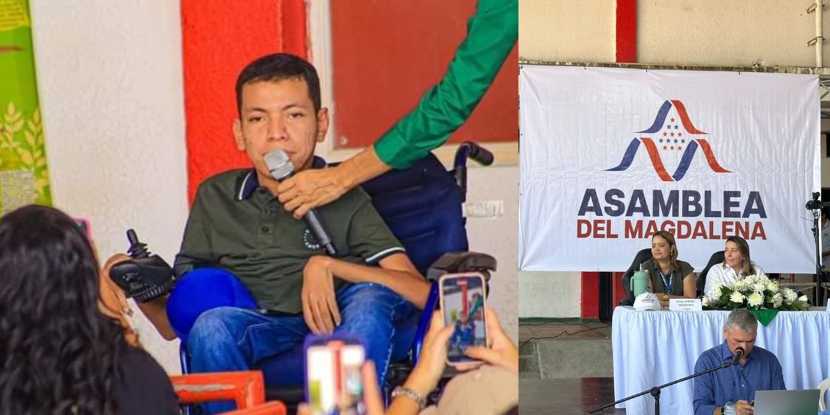Cortesía Arturo Camargo, líder y activista por la población con discapacidad en Magdalena