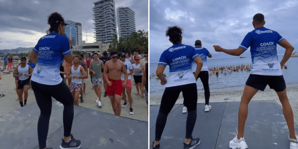 Cortesía Con éxito, 'Santa Marta Activa' llevó a cabo jornada de Aqua Zumba