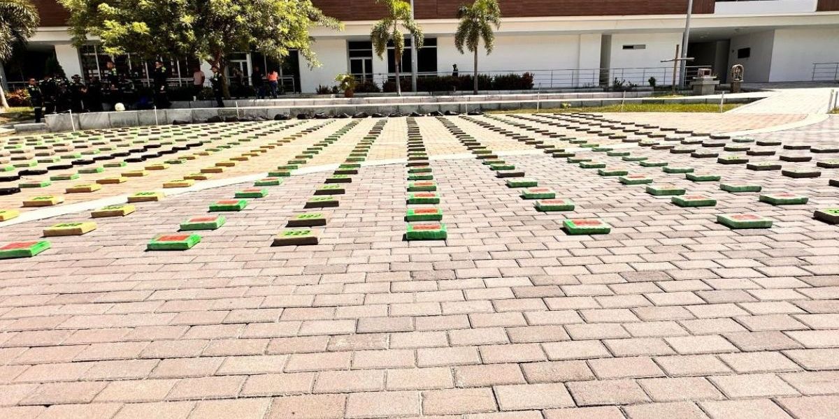 Cortesía Incautación de droga.