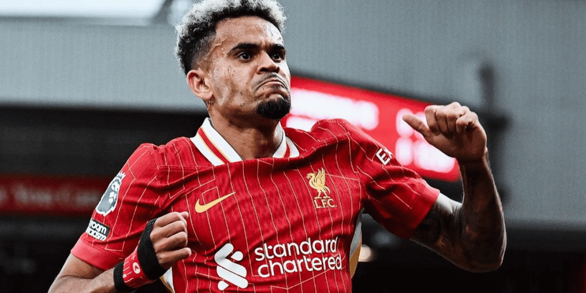 Foto: Zonacero Luis Díaz festejó en su partido 100 con Liverpool