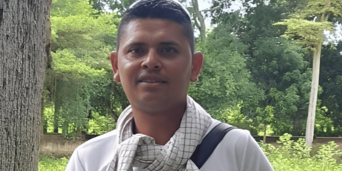 Periodista víctima del atentado Cristian Cabrales Ospino