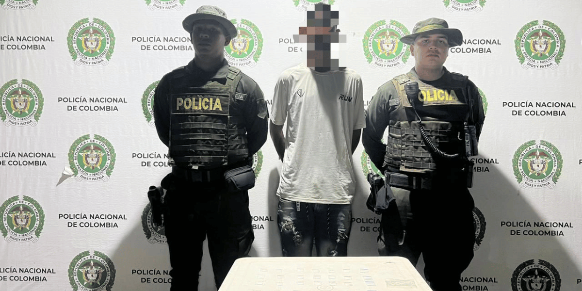 Expendor de droga detenido