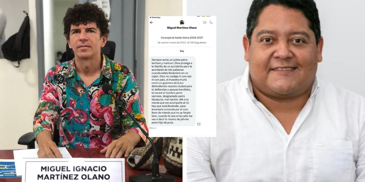 Cortesía Las amenazas fueron expuestas en redes sociales