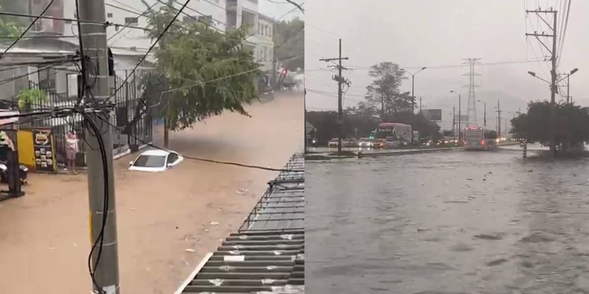 Cortesía Inundaciones en Santa Marta