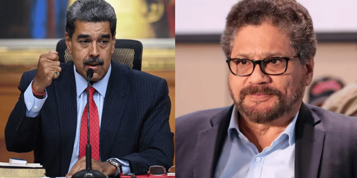 Nicolás Maduro e Iván Márquez