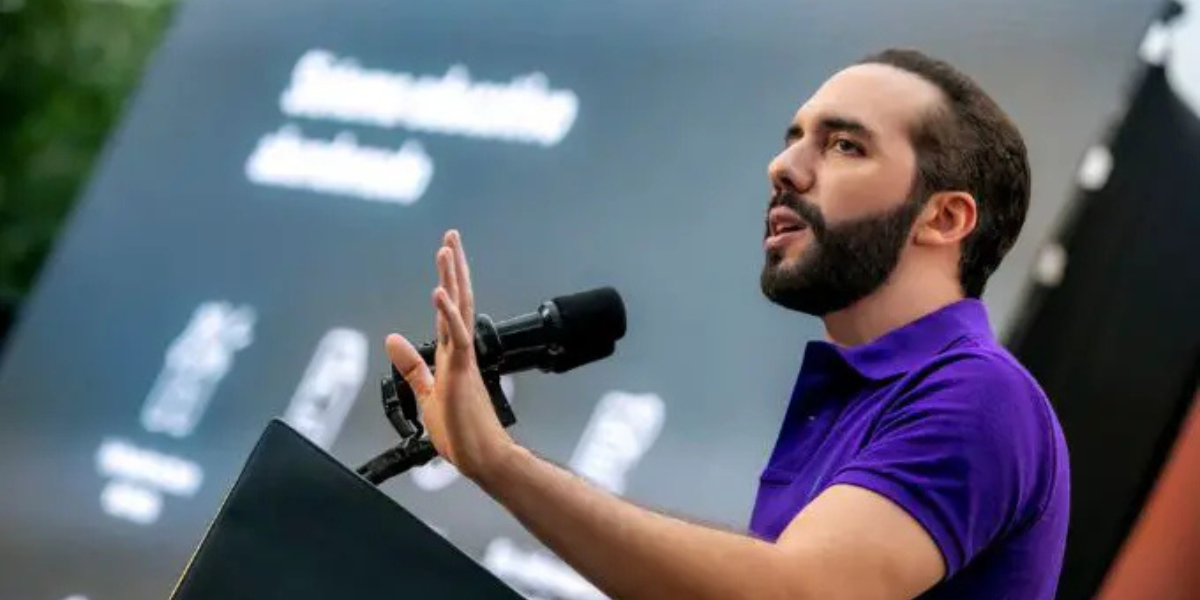  presidente de El Salvador, Nayib Bukele.