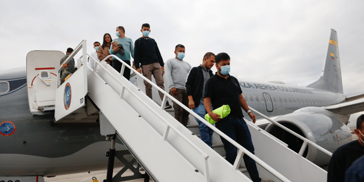 Primer vuelo recibido