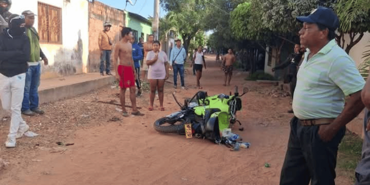 Cortesía Hombre agredió con machete a varios policías en El Banco