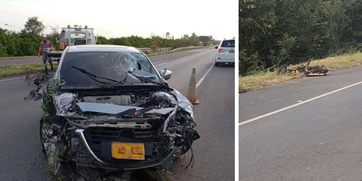 Cortesía Accidente de tránsito.