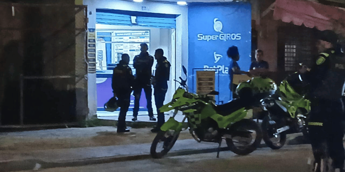 Con arma en mano, sujeto roba SuperGiros en Ciénaga tras intimidar a trabajadora