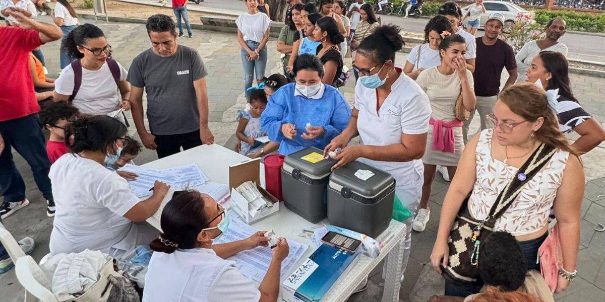 Cortesía Jornada de vacunación en Santa Marta