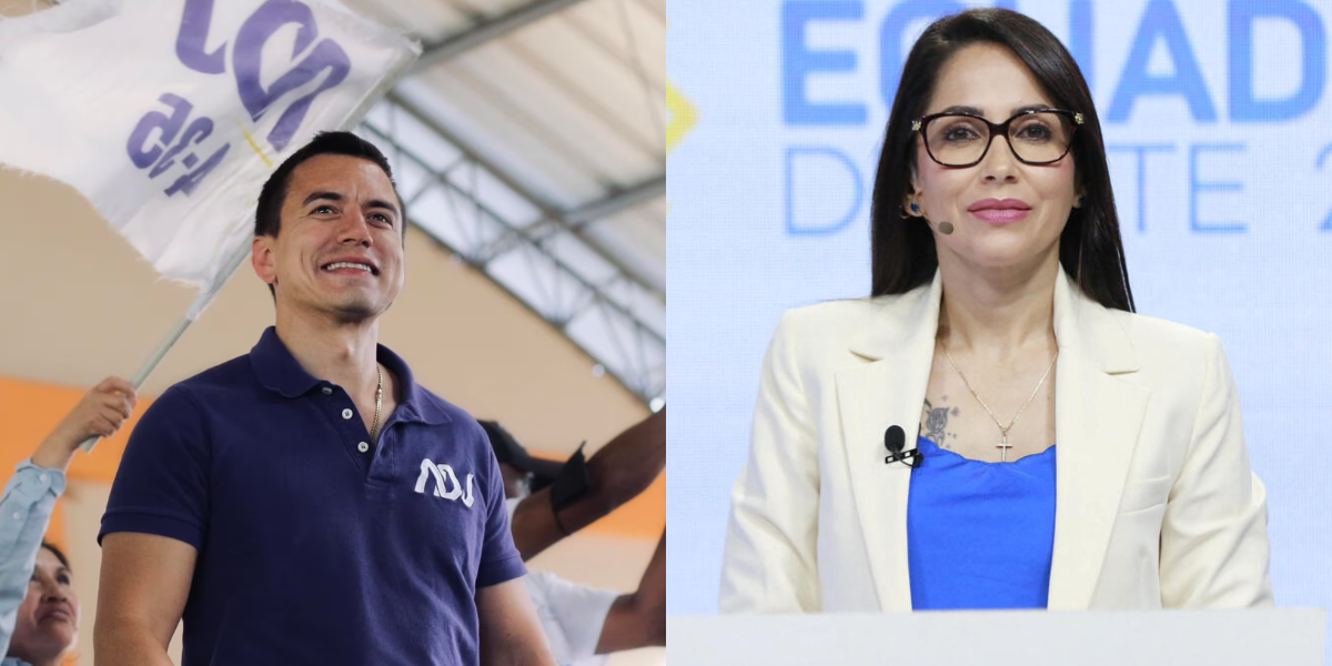 Daniel Noboa y Luisa González van a segunda vuelta