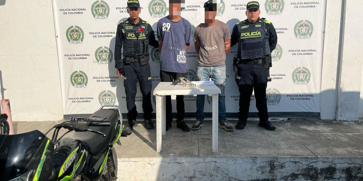 Cortesía Capturados por las autoridades.