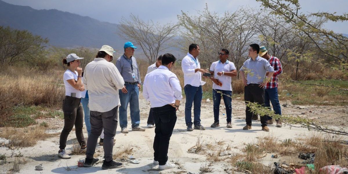 Cortesía Visita de expertos para proyectos de agua.