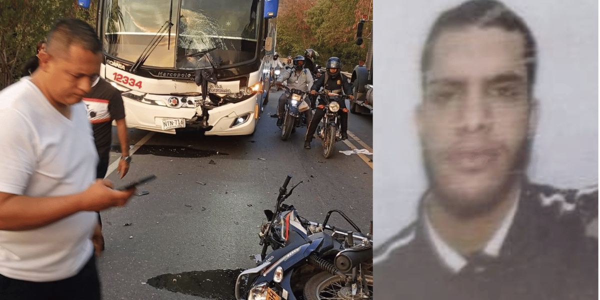 Víctima del accidente Walter Meléndez