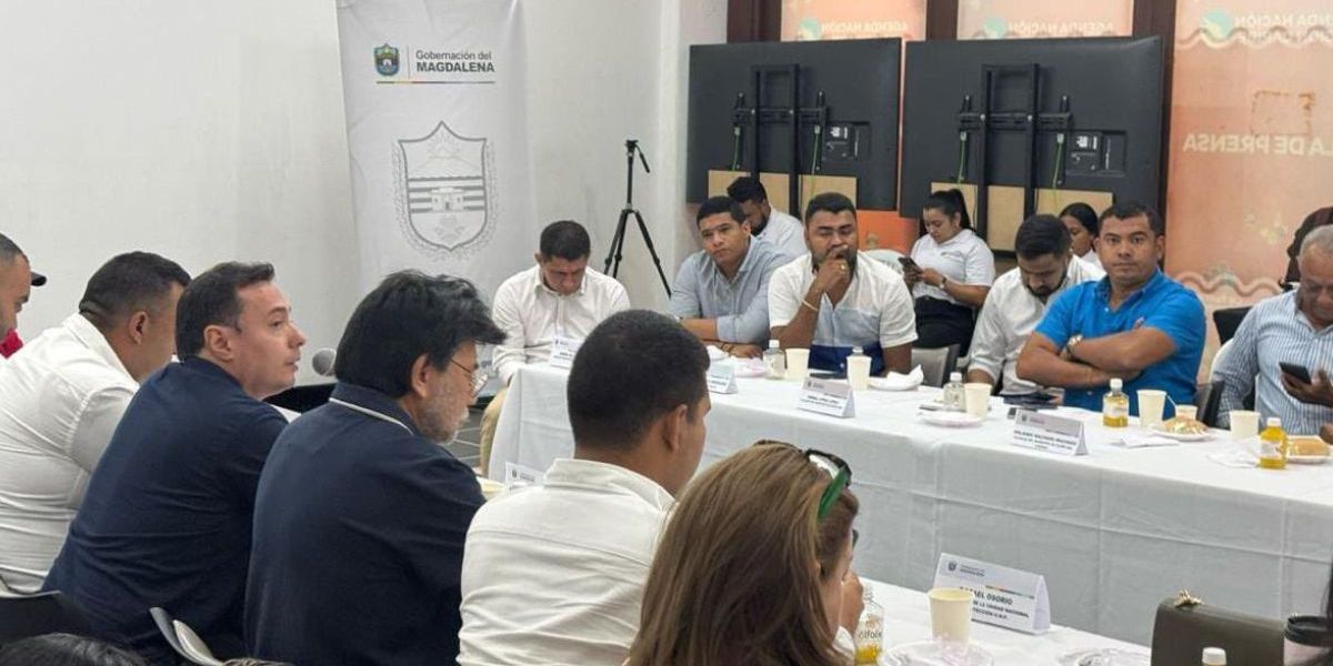 Cortesía Mesa de trabajo en la Gobernación del Magdalena.