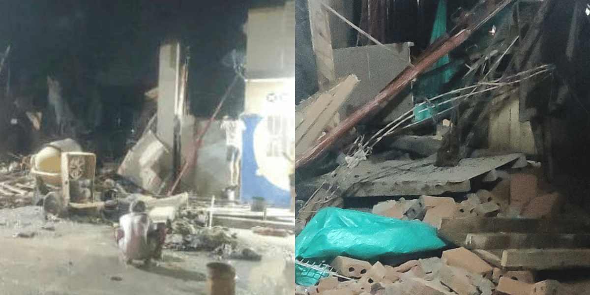 Cortesía Trabajadores quedaron bajo los escombros tras derrumbe en construcción de Plato