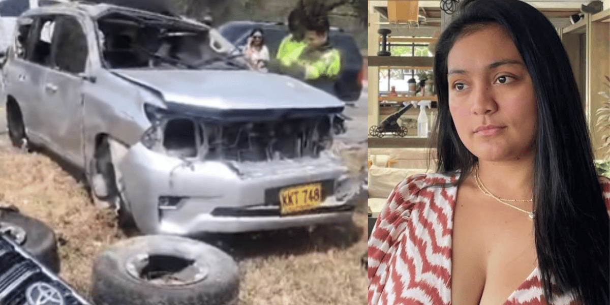 Víctima del accidente Yarleidys Calderón Solano