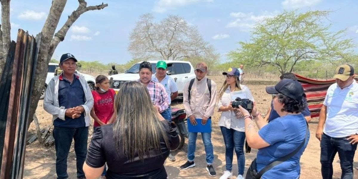 Cortesía Entrega de predios a víctimas.