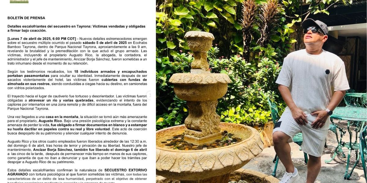 Cortesía El establecimiento dio una larga explicación de lo sucedido.