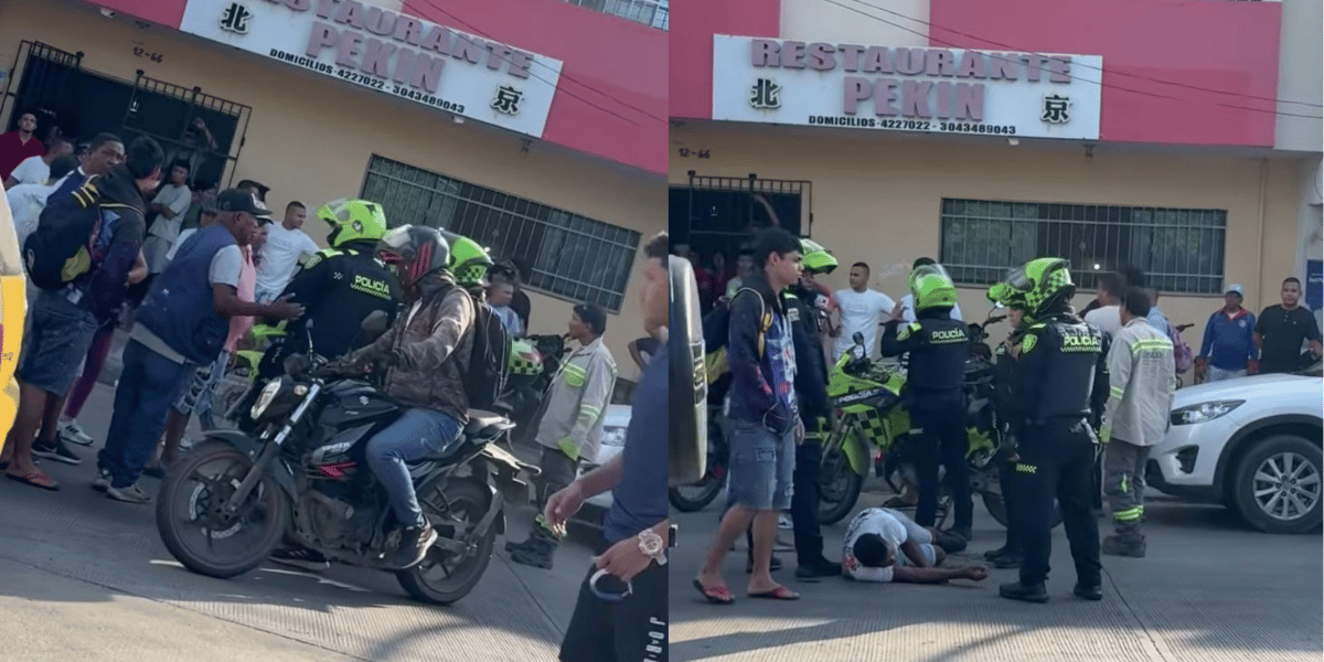 Entérate en Línea Reclamo en restaurante chino de la calle 30 terminó en fuerte riña, sangre y tres detenidos