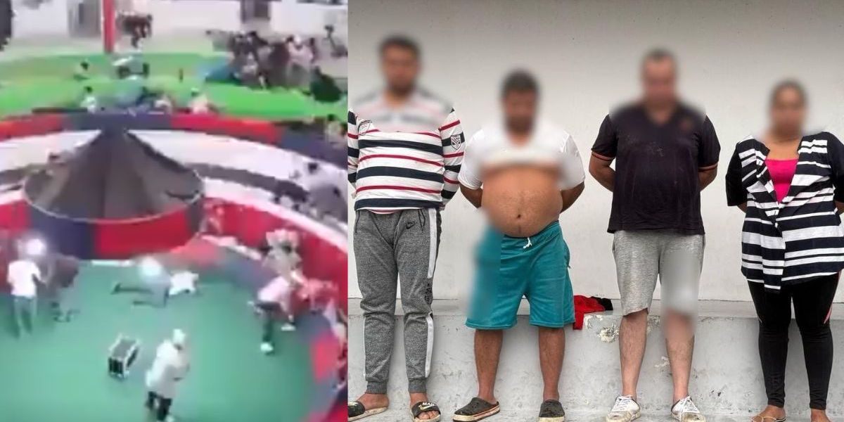 Cortesía Capturados por las autoridades ecuatorianas.