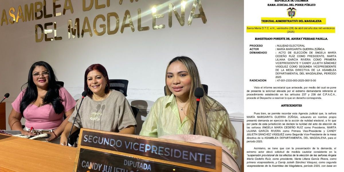 Cortesía Asamblea del Magdalena