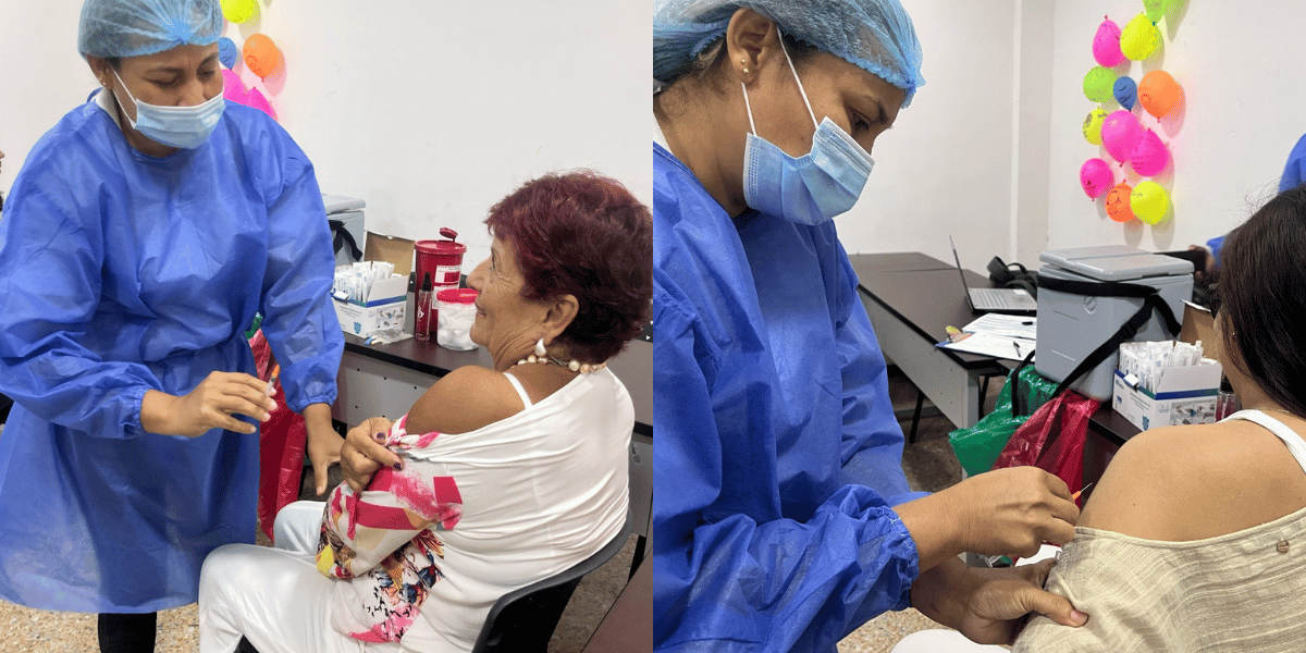Cortesía Alcaldía de Santa Marta realizó jornada de vacunación dirigida a mujeres