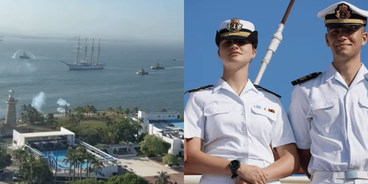 Cortesía La princesa Leonor ya está en Cartagena y se prepara para su visita a Santa Marta