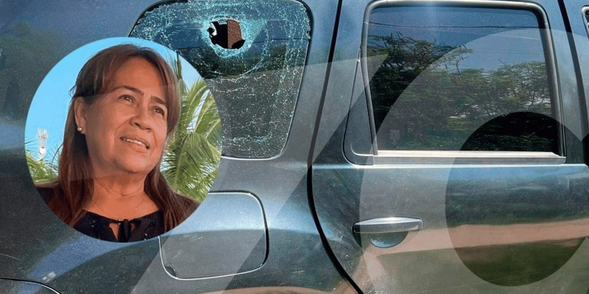 Zona Cero Lissi Judith Camargo Noriega y la camioneta baleada.