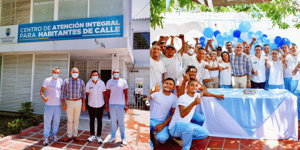 Cortesía Santa Marta ha atendido a 377 habitantes de calle y reunido a 260 con sus familias
