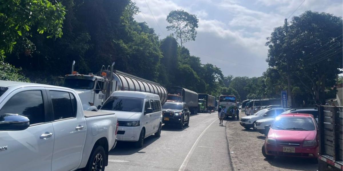 Seguimiento Bloqueo a la altura del Parque Tayrona