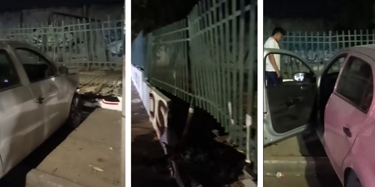Cortesía Accidente en la avenida del Ferrocarril.