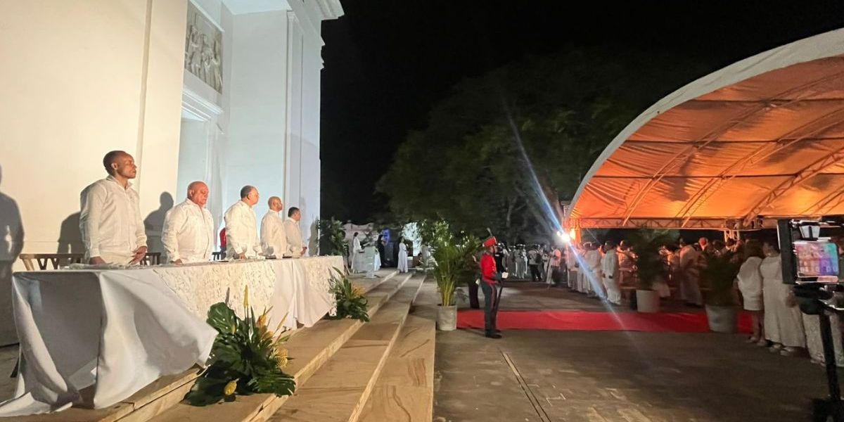 Cortesía Ceremonia en la Quinta de San Pedro Alejandrino.