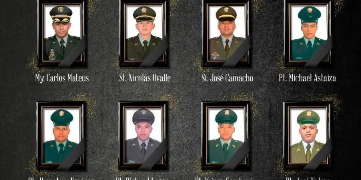 cortesía. Uniformados asesinados en ataque con explosivo.