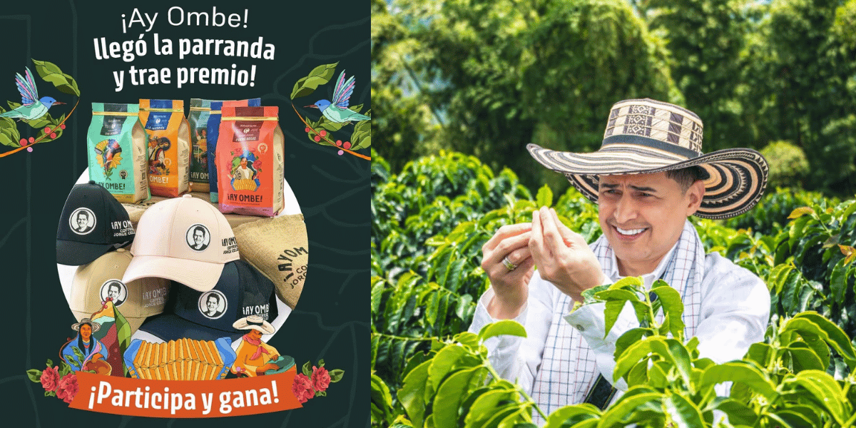 Jorge Celedón lanza su propia marca de café ‘Ay Ombe’ en Bogotá