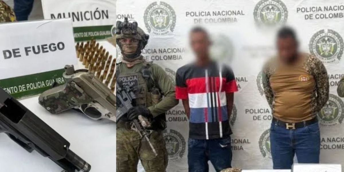 Vía: policía nacional Capturados