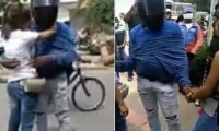 Las mujeres rogaban por el amor del hombre.