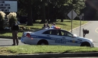 Lugar donde se presentó el tiroteo en Maryland.