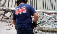 Cuerpo de Bomberos atendió la emergencia. 