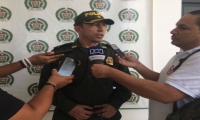 Coronel Gustavo Berdugo, comandante de la Policía Metropolitana. 