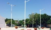 Luminarias del alumbrado público de Santa Marta