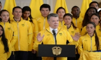 Delegación de deportistas colombianos