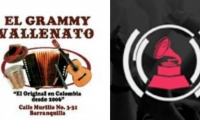 Este es el signo de El Grammy Vallenato y el logo de los Latin Grammy.