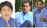 Fabián Castillo, José Luis Pinedo y Carlos Mario Farelo son los tres candidatos de Cambio. 