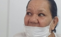 Dary Luz Vesga Cobos, mujer afectada por mala praxis de una clínica odontológica samaria.