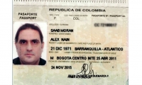 Pasaporte de Alex Saab Morán.