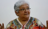 Imelda Daza, representante del movimiento político Voces de Paz (ligado a las FARC).
